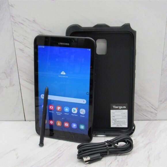 1X Samsung TAB Active 2 16GB SM-T390 8" WIFI BLACK (VERY GOOD) Charger & Spen - Picture 2 of 8